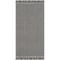 thumbnail image 1 of SAFAVIEH Montauk Patton Geometric Cotton Area Rug, Ivory/Black, 2'3" x 4', 1 of 8