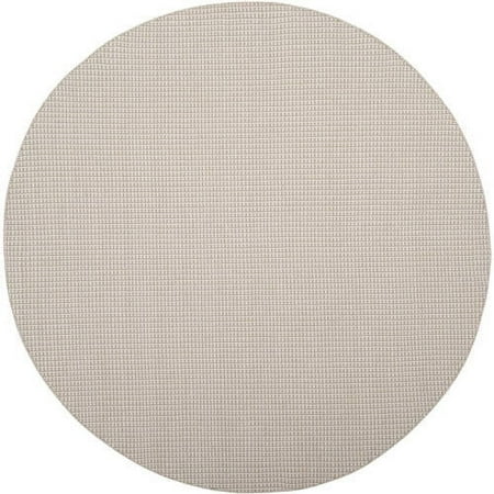 SAFAVIEH Montauk Patton Geometric Cotton Area Rug, Ivory/Green, 4' x 6'