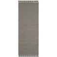thumbnail image 1 of SAFAVIEH Montauk Patton Geometric Cotton Runner Rug, Ivory/Black, 2'3" x 10', 1 of 9