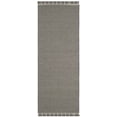 thumbnail image 1 of SAFAVIEH Montauk Patton Geometric Cotton Runner Rug, Ivory/Black, 2'3" x 22', 1 of 6