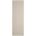 thumbnail image 1 of SAFAVIEH Montauk Patton Geometric Cotton Runner Rug, Ivory/Grey, 2'3" x 16', 1 of 7