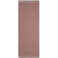 thumbnail image 1 of SAFAVIEH Montauk Patton Geometric Cotton Runner Rug, Ivory/Red, 2'3" x 6', 1 of 7