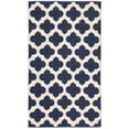 thumbnail image 1 of SAFAVIEH Montauk Proinsias Geometric Cotton Area Rug, Navy/Ivory, 3' x 5', 1 of 10