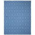thumbnail image 1 of SAFAVIEH Montauk Raeyln Geometric Cotton Area Rug, Blue/Ivory, 3' x 5', 1 of 10