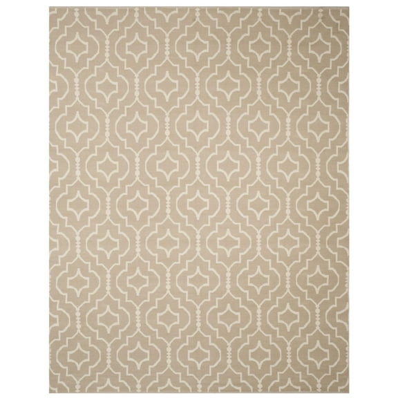 SAFAVIEH Montauk Raeyln Geometric Cotton Area Rug, Grey/Ivory, 2'6" x 4'