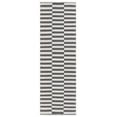 thumbnail image 1 of SAFAVIEH Montauk Raeyln Geometric Cotton Runner Rug, Ivory/Grey, 2'3" x 17', 1 of 8