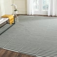 thumbnail image 1 of SAFAVIEH Montauk Raeyln Striped Cotton Area Rug, Ivory/Grey, 9' x 12', 1 of 6