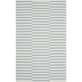 thumbnail image 1 of SAFAVIEH Montauk Raeyln Striped Cotton Area Rug, Ivory/Light Blue, 2'6" x 4', 1 of 4