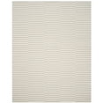 thumbnail image 1 of SAFAVIEH Montauk Raeyln Striped Cotton Area Rug, Ivory/Light Grey, 2'3" x 3'9", 1 of 9