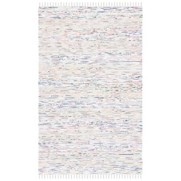 SAFAVIEH Montauk Randa Distressed Area Rug, Beige/Ivory, 3' x 5'