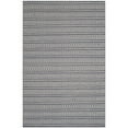 thumbnail image 1 of SAFAVIEH Montauk Randall Geometric Striped Cotton Area Rug, Ivory/Navy, 4' x 6', 1 of 10