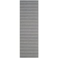 thumbnail image 1 of SAFAVIEH Montauk Randall Geometric Striped Cotton Runner Rug, Ivory/Navy, 2'3" x 8', 1 of 10