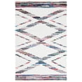 thumbnail image 1 of SAFAVIEH Montauk Raymond Southwestern Area Rug, Ivory/Blue, 5' x 8', 1 of 9