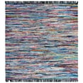 thumbnail image 1 of SAFAVIEH Montauk Renae Distressed Area Rug, Black/Pink, 6' x 6' Square, 1 of 7