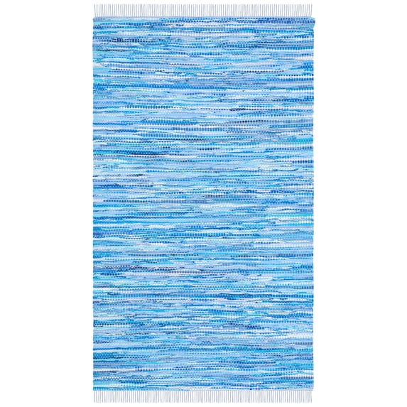 SAFAVIEH Montauk Renae Distressed Area Rug, Blue, 5' x 8'
