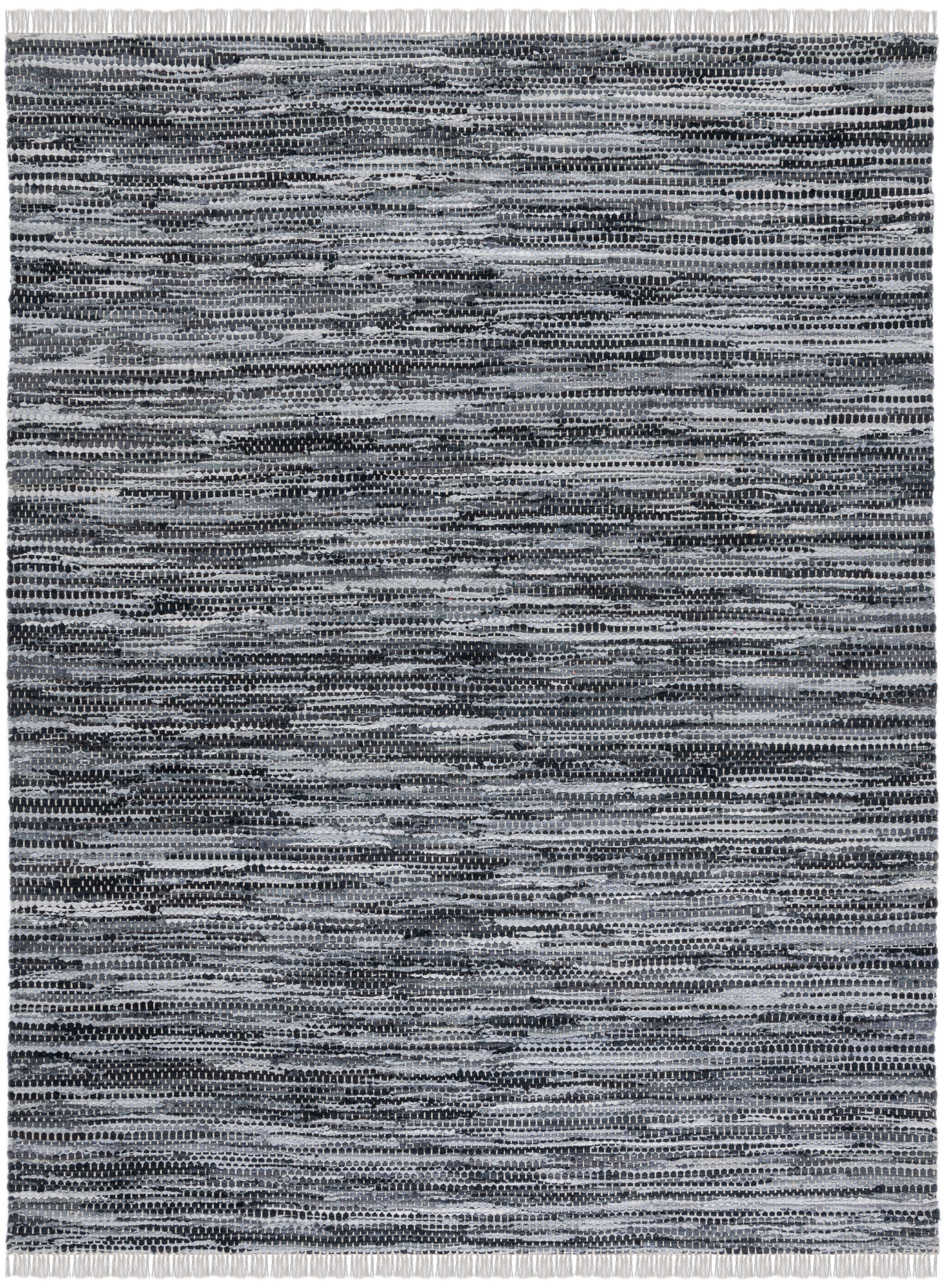 SAFAVIEH Montauk Renae Distressed Area Rug, Grey/Black, 9' x 12'