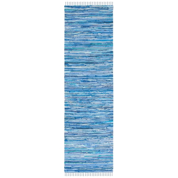 SAFAVIEH Montauk Renae Distressed Runner Rug, Blue, 2'3" x 8'