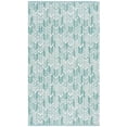 thumbnail image 1 of SAFAVIEH Montauk Rhoda Geometric Area Rug, Aqua/Ivory, 3' x 5', 1 of 5