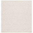 thumbnail image 1 of SAFAVIEH Montauk Risto Solid Area Rug, Light Gray/Ivory, 6' x 6' Square, 1 of 7