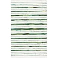 thumbnail image 1 of SAFAVIEH Montauk Rowena Striped Area Rug, Green/Ivory, 5' x 8', 1 of 9