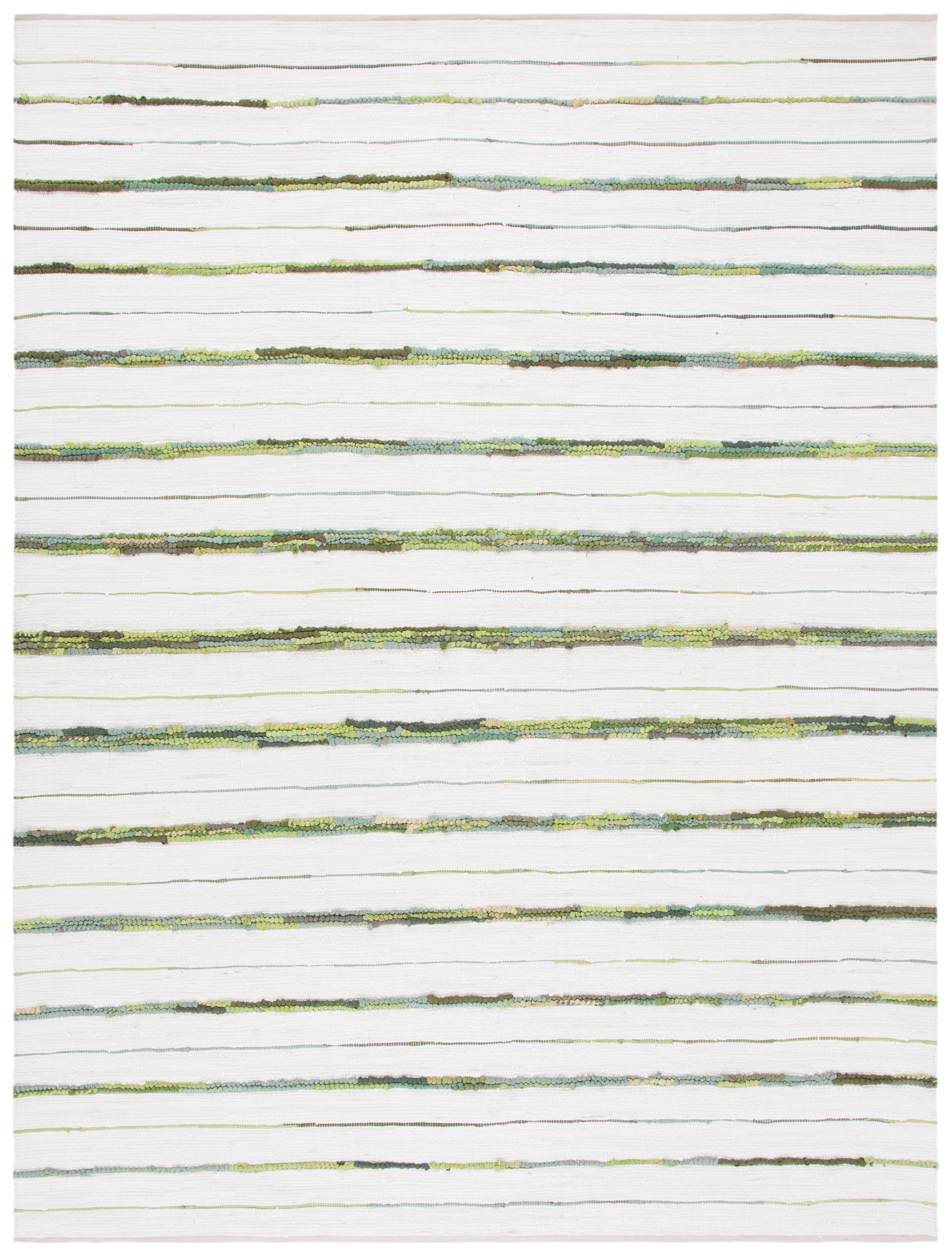 Rowena Rug SAFAVIEH Montauk Rowena Striped Area Rug, Green/Ivory, 8' x 10 ...