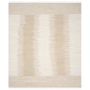 SAFAVIEH Montauk Rowina Abstract Cotton Area Rug, Beige, 10' x 14'
