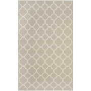 SAFAVIEH Montauk Rowina Abstract Cotton Area Rug, Beige, 4' x 6'