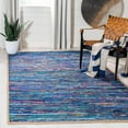 thumbnail image 1 of SAFAVIEH Montauk Rowland Abstract Striped Area Rug, Blue/Natural, 3' x 5', 1 of 5