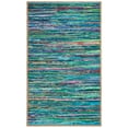thumbnail image 1 of SAFAVIEH Montauk Rowland Abstract Striped Area Rug, Green/Natural, 5' x 8', 1 of 4