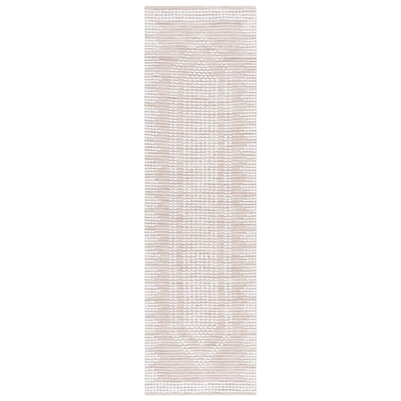 SAFAVIEH Montauk Sabella Medallion Cotton Runner Rug, Beige/Ivory, 2'3" x 8'