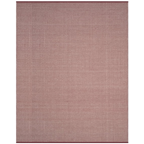 SAFAVIEH Montauk Sampson Geometric Dots Cotton Area Rug, Ivory/Red, 5' x 8'