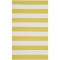 thumbnail image 1 of SAFAVIEH Montauk Saranna Striped Cotton Area Rug, Green/Ivory, 3' x 5', 1 of 4