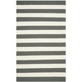 thumbnail image 1 of SAFAVIEH Montauk Saranna Striped Cotton Area Rug, Grey/Ivory, 4' x 6', 1 of 5