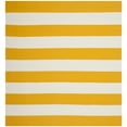 thumbnail image 1 of SAFAVIEH Montauk Saranna Geometric Cotton Area Rug, Yellow/Ivory, 6' x 6' Square, 1 of 9