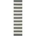 thumbnail image 1 of SAFAVIEH Montauk Saranna Striped Cotton Runner Rug, Grey/Ivory, 2'3" x 9', 1 of 10