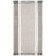 thumbnail image 1 of SAFAVIEH Montauk Sharlene Solid Striped Cotton Area Rug, Ivory/Grey, 3' x 5', 1 of 6