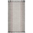 thumbnail image 1 of SAFAVIEH Montauk Sharlene Solid Striped Cotton Area Rug, Wine/Grey, 3' x 5', 1 of 6