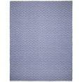 thumbnail image 1 of SAFAVIEH Montauk Siomha Chevron Cotton Area Rug, Navy/Ivory, 8' x 10', 1 of 3