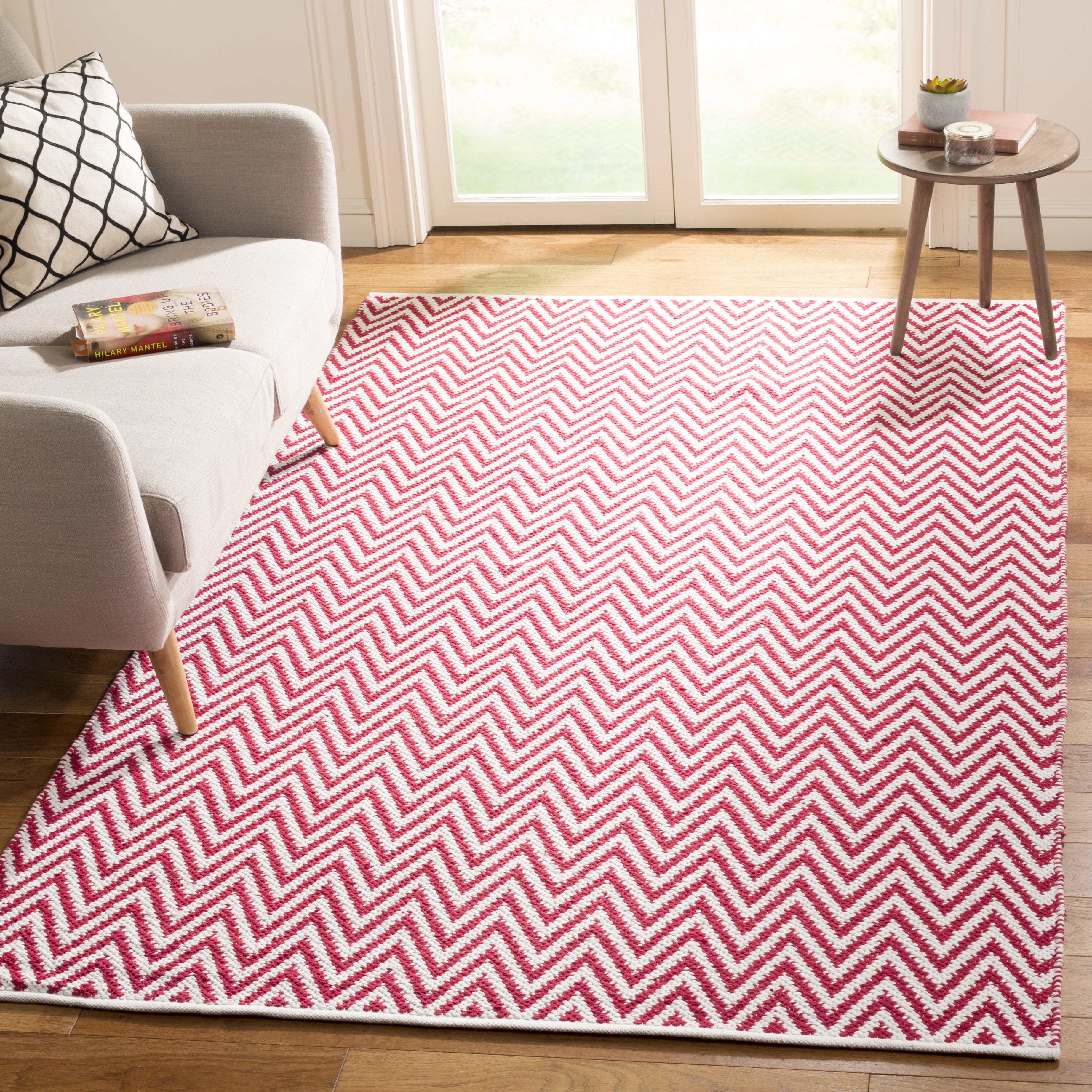 Coastal Breeze Ivory Cotton Handwoven 3' x 5' Area Rug