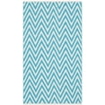 thumbnail image 1 of SAFAVIEH Montauk Siomha Geometric Cotton Area Rug, Turquoise/Ivory, 3' x 5', 1 of 8