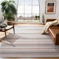 thumbnail image 1 of SAFAVIEH Montauk Spots Geometric Striped Cotton Area Rug, Pink/Beige, 8' x 10', 1 of 8