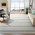 thumbnail image 1 of SAFAVIEH Montauk Spots Geometric Striped Cotton Area Rug, Turquoise, 5' x 8', 1 of 7