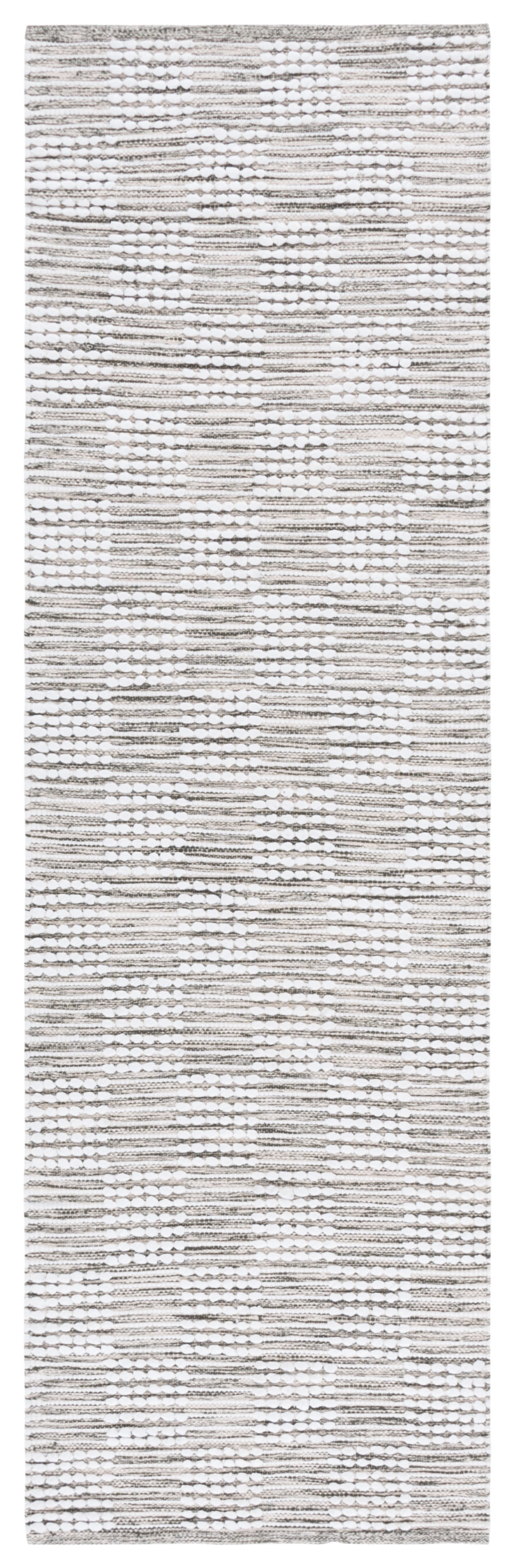 SAFAVIEH Montauk Taryn Checkered Cotton Runner Rug, Green/Ivory, 2'3" x 8'