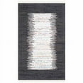 thumbnail image 1 of SAFAVIEH Montauk Tennyson Braided Border Cotton Area Rug, Ivory/Black, 5' x 8', 1 of 10