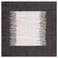 thumbnail image 1 of SAFAVIEH Montauk Tennyson Braided Border Cotton Area Rug, Ivory/Black, 6' x 6' Square, 1 of 10