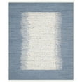 thumbnail image 1 of SAFAVIEH Montauk Tennyson Braided Border Cotton Area Rug, Ivory/Dark Blue, 2'6" x 4', 1 of 10