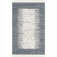 thumbnail image 1 of SAFAVIEH Montauk Tennyson Braided Border Cotton Area Rug, Ivory/Grey, 4' x 6', 1 of 10