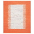 thumbnail image 1 of SAFAVIEH Montauk Tennyson Braided Border Cotton Area Rug, Ivory/Orange, 8' x 10', 1 of 10