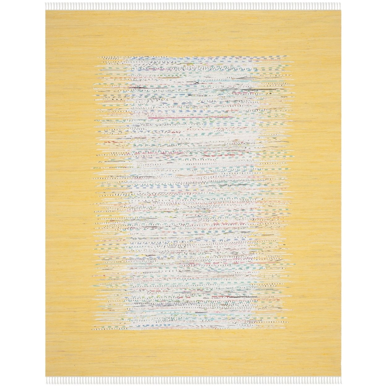 Coastal Montauk Hand-Woven Cotton Area Rug - Multicolor