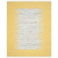 thumbnail image 1 of SAFAVIEH Montauk Tennyson Braided Border Cotton Area Rug, Ivory/Yellow, 3' x 5', 1 of 10